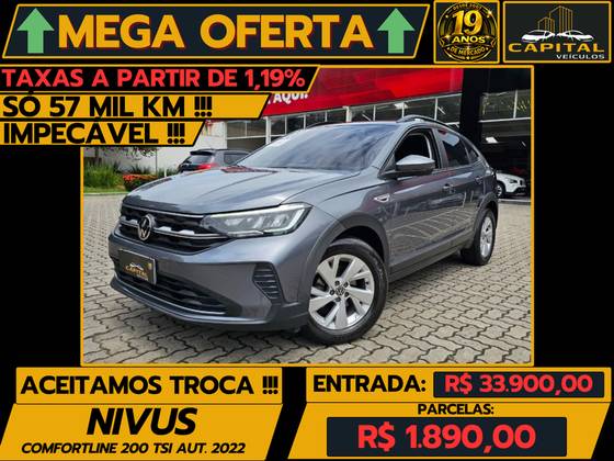 VOLKSWAGEN NIVUS 1.0 200 TSI TOTAL FLEX COMFORTLINE AUTOMÁTICO VOLKSWAGEN NIVUS 1.0 200 TSI TOTAL FLEX COMFORTLINE AUTOMÁTICO